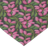 Lente bloemen op een zwarte achtergrond tafelkleed (Gekanteld)