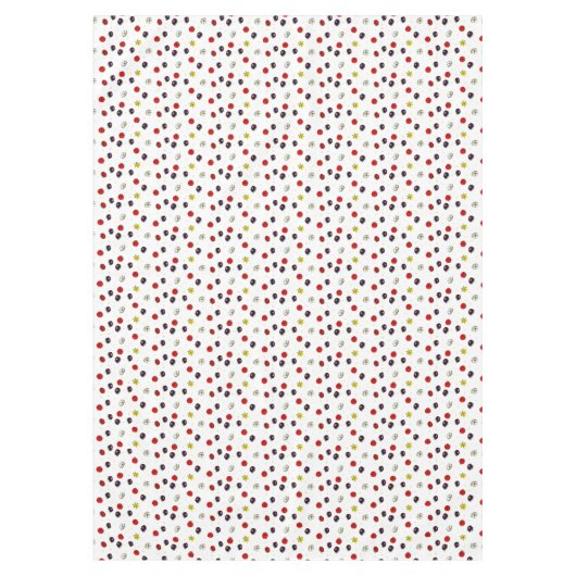 Lente bloemen op wit tafelkleed (Voorkant)