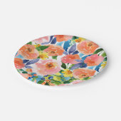 Lente Bloemen Party Borden Papieren Bordje (Gekanteld)