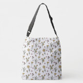 Lente Bloemen Patroon Crossbody Tas (Achterkant)