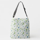 Lente Bloemen Patroon Crossbody Tas (Achterkant)