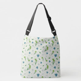Lente Bloemen Patroon Crossbody Tas