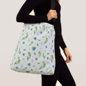 Lente Bloemen Patroon Crossbody Tas (Dichtbij)