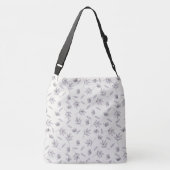 Lente Bloemen Patroon Crossbody Tas (Achterkant)