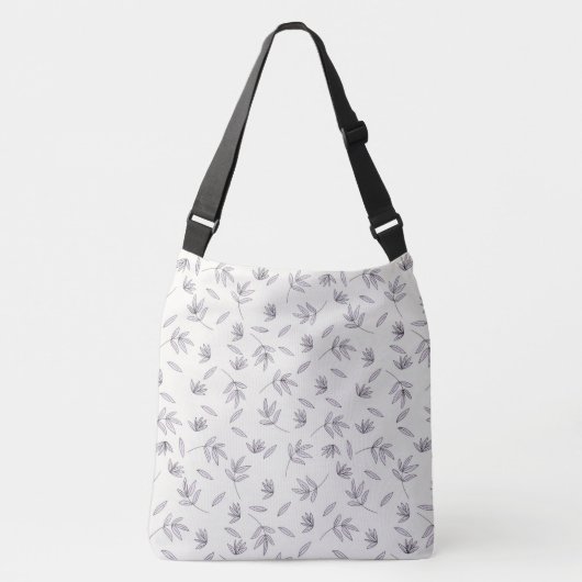 Lente Bloemen Patroon Crossbody Tas (Voorkant)