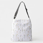 Lente Bloemen Patroon Crossbody Tas (Achterkant)