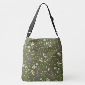 Lente Bloemen Patroon Crossbody Tas (Achterkant)