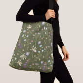 Lente Bloemen Patroon Crossbody Tas (Dichtbij)
