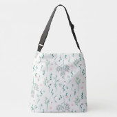 Lente Bloemen Patroon Crossbody Tas (Achterkant)