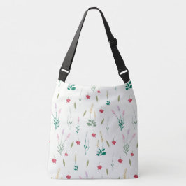 Lente Bloemen Patroon Crossbody Tas
