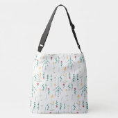 Lente Bloemen Patroon Crossbody Tas (Achterkant)