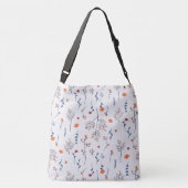 Lente Bloemen Patroon Crossbody Tas (Achterkant)