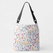 Lente Bloemen Patroon Crossbody Tas (Voorkant)