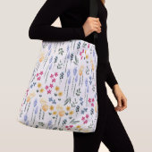 Lente Bloemen Patroon Crossbody Tas (Dichtbij)