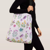 Lente Bloemen Patroon Crossbody Tas (Dichtbij)