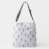 Lente Bloemen Patroon Crossbody Tas (Achterkant)