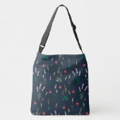 Lente Bloemen Patroon Crossbody Tas (Achterkant)