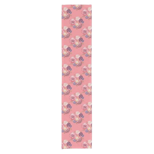 Lente Bloemen Patroon Tafelloper (Voorkant)