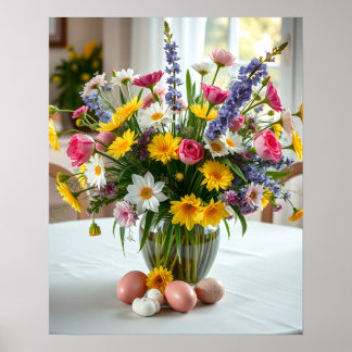 Lente Bloemen Poster