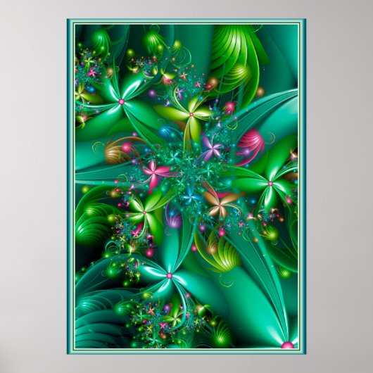 Lente Bloemen Poster (Voorkant)