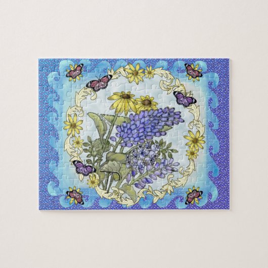 Lente Bloemen Puzzel (Horizontaal)
