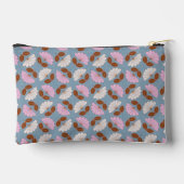 Lente bloemen - roze, blauw & wit etui (Achterkant)