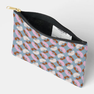 Lente bloemen - roze, blauw & wit etui