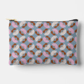 Lente bloemen - roze, blauw & wit etui (Voorkant)