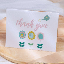 Lente Bloemen Roze Vlinder Meisje Baby Shower