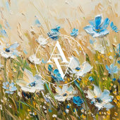  Lente Bloemen Schilderen Wildflower Field Poster