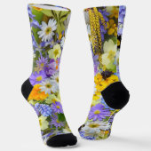 lente bloemen sokken (Gebogen)