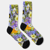lente bloemen sokken (Rechts)