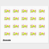 Lente Bloemen Stickers (Vel)