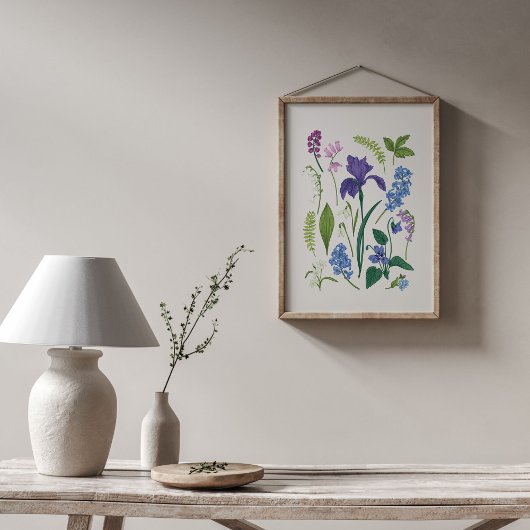 Lente Bloemen  Stijl Poster