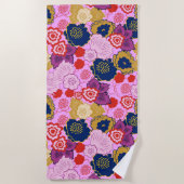 Lente Bloemen Strandlaken (Voorkant)