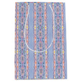 Lente Bloemen Streep Medium Cadeauzakje (Voorkant)