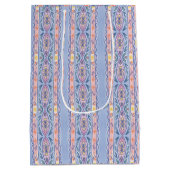 Lente Bloemen Streep Medium Cadeauzakje (Achterkant)