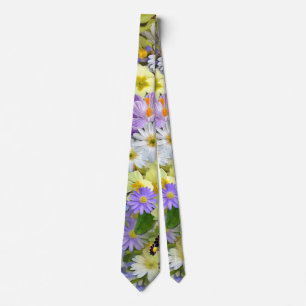 lente bloemen strik stropdas