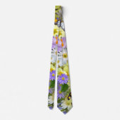 lente bloemen strik stropdas (Achterkant)