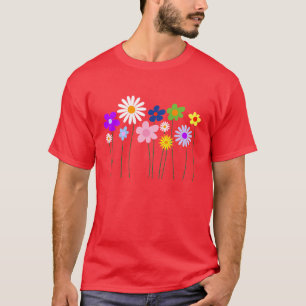 lente bloemen t-shirt