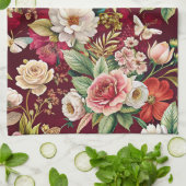 Lente Bloemen Theedoek (Gevouwen)