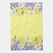 Lente Bloemen Theedoek (Verticaal)
