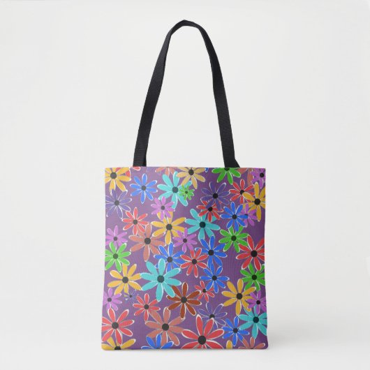Lente Bloemen Tote Bag (Voorkant)