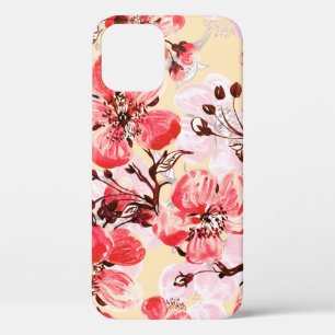 Lente bloemen U patroon Case-Mate iPhone Case