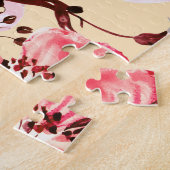 Lente bloemen U patroon Legpuzzel (Zijkant)