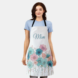Lente bloemen uit grootmoeders tijd voor mama schort
