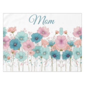 Lente bloemen uit grootmoeders tijd voor mama tafelkleed (Voorkant (Horizontaal))