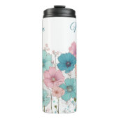 Lente bloemen uit grootmoeders tijd voor mama thermosbeker (Voorkant)