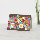 Lente Bloemen Uitnodiging Aankondiging Aangepaste  (Achterkant)