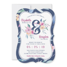 Lente Bloemen Uitnodiging voor het Huwelijk, Boho